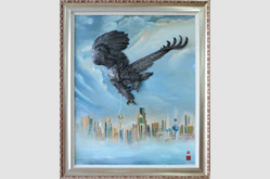 贈送給科威特領(lǐng)導(dǎo)人的定制鐵畫