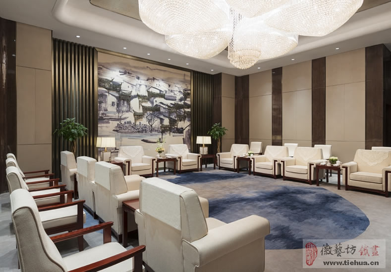 2017.1.5酒店室內(nèi)裝飾鐵畫案例匯總10