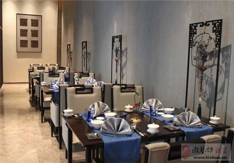 2017.1.5酒店室內(nèi)裝飾鐵畫案例匯總11