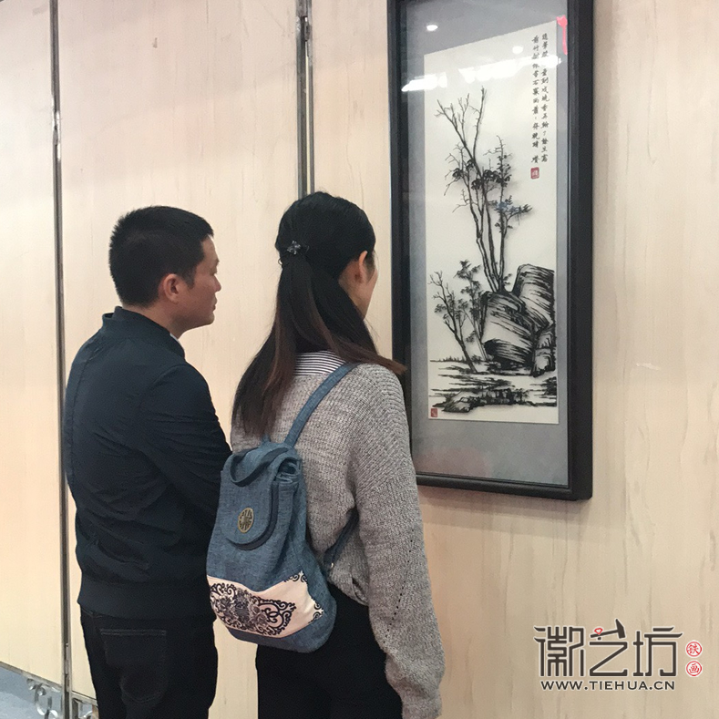 徽藝坊鐵畫(huà)參展合肥文博會(huì) (6)