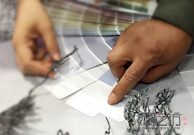 徽藝坊鐵畫(huà)藝人走進(jìn)風(fēng)格色彩 (32)