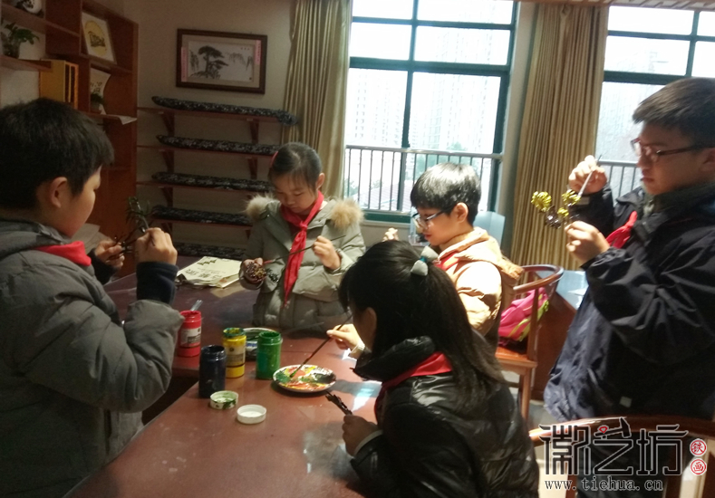 鏡湖小學(xué)真容國(guó)學(xué)堂鐵畫(huà)第八課 (8)