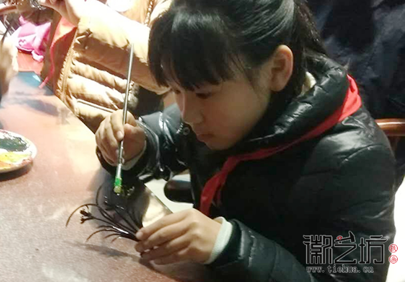 鏡湖小學(xué)真容國(guó)學(xué)堂鐵畫(huà)第八課 (10)