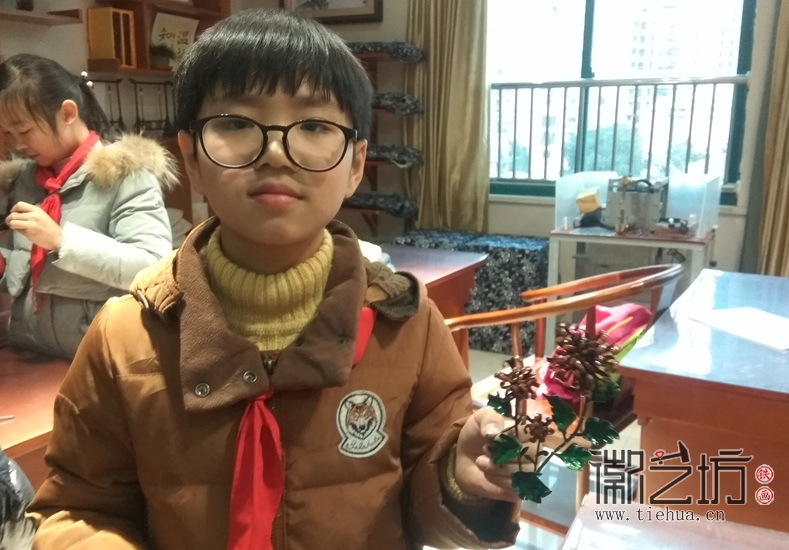 鏡湖小學(xué)真容國(guó)學(xué)堂鐵畫(huà)第八課 (7)