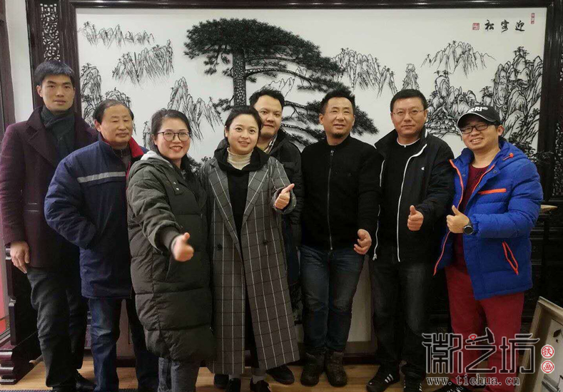 2017.12.28創(chuàng)品會張總一行考察徽藝坊 (19)