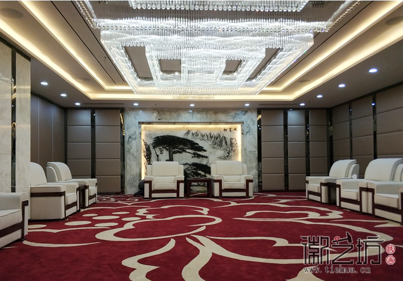 天津海益國際會客廳鐵畫定制案例 (11)