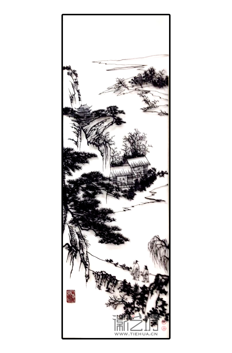 鐵畫老藝人顏昌貴作品2