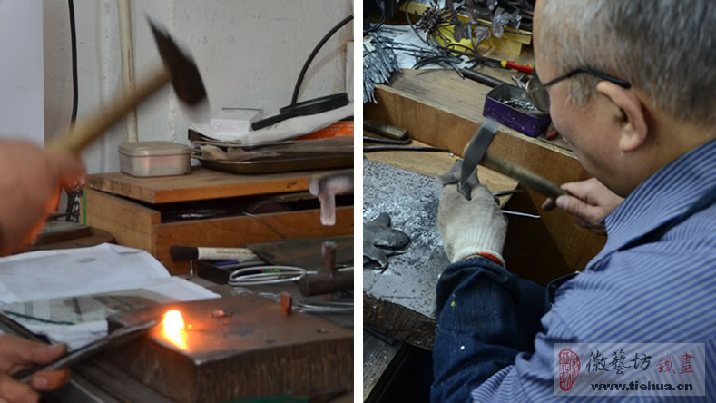 明光市人民醫(yī)院定制三幅安徽風(fēng)景題材鐵畫作為會議室壁畫