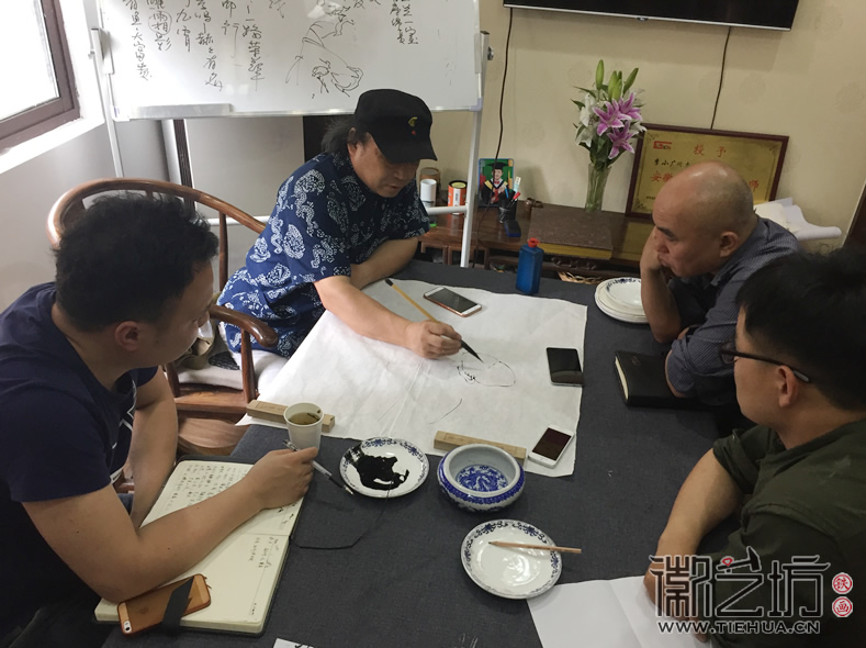 蕪湖鐵畫知行社第七期國(guó)畫課程報(bào)道4