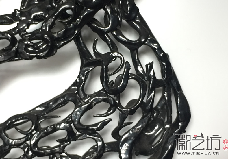 鐵畫豎款屏風(fēng)《雄鷹展翅4