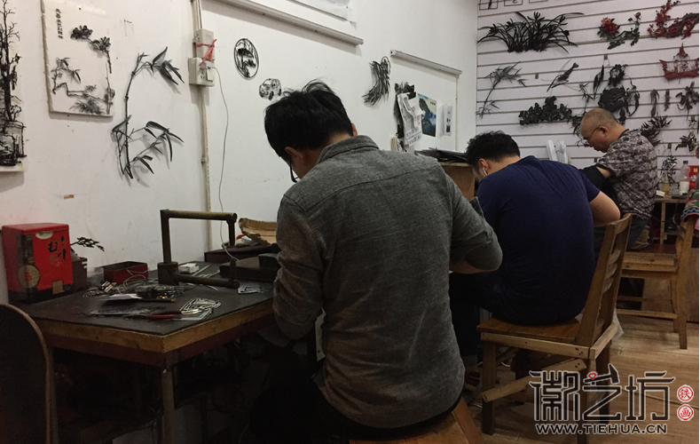 2017.7.4徽藝坊鐵畫最近在忙什么，帶你一探究竟1