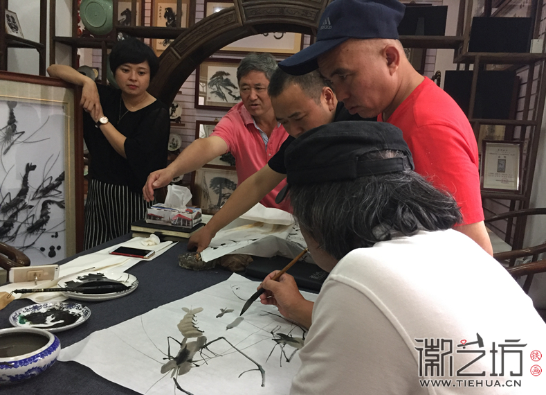 謝老師點評鐵畫作品蝦 (2)