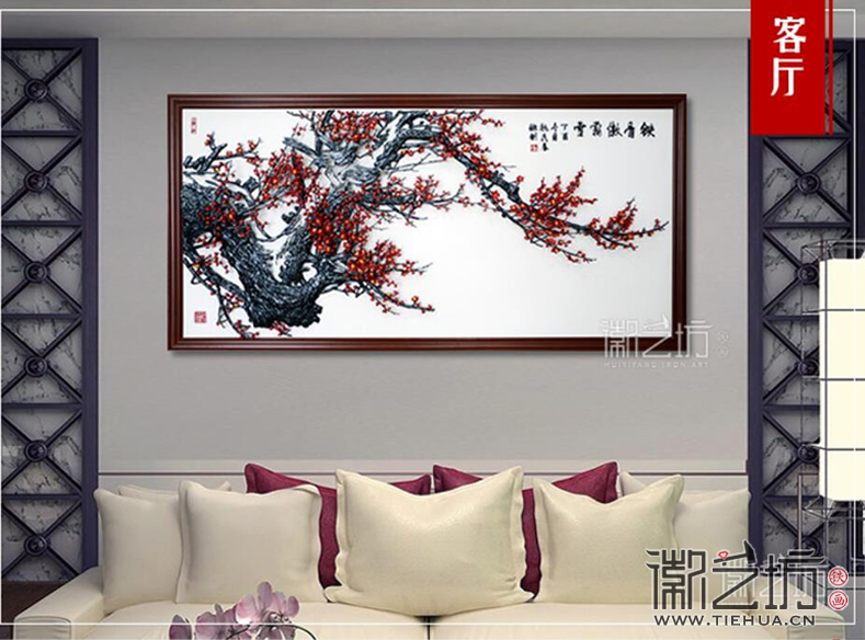 鐵骨傲霜雪家居裝飾鐵畫(huà)場(chǎng)景圖2