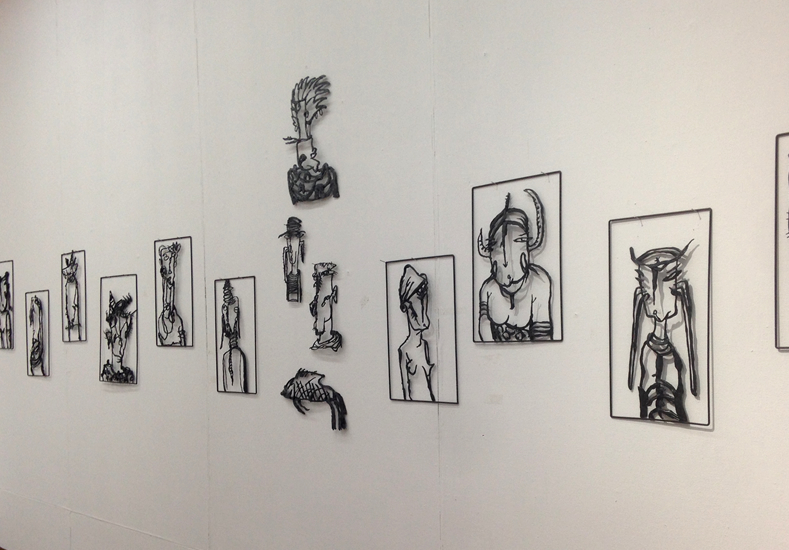 郭兵要鐵畫系列作品《眾生相》1