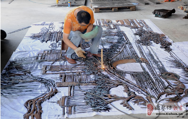 2016.10.29戶外廣場噴泉景觀鐵畫的開創(chuàng)者14