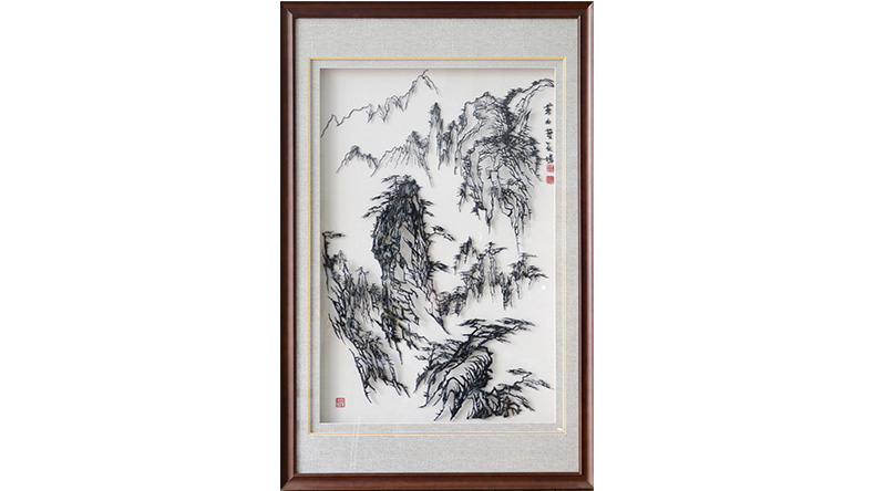 黃山風(fēng)景鐵畫-楊開勇作品 黃山風(fēng)景鐵畫-楊開勇作品