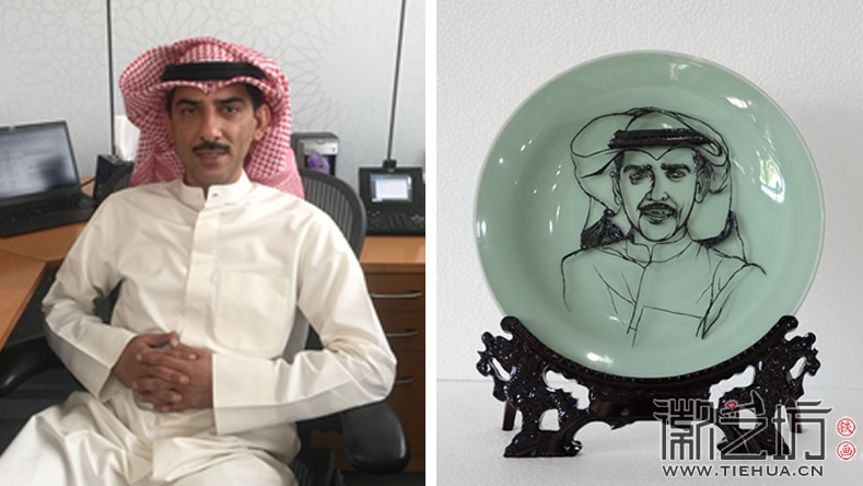 徽藝坊, 打造您的專屬品味 ——華為人物肖像鐵畫(huà)定制案例