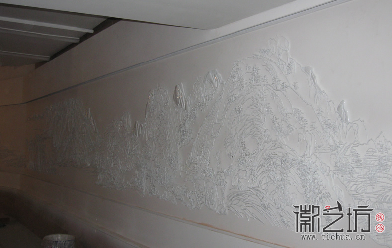 2017.1.5深圳皖廚飯店鐵畫(huà)定制案例8