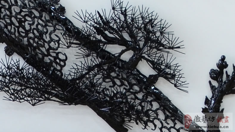 雄鷹展翅前程萬里鐵畫-細(xì)節(jié)圖1